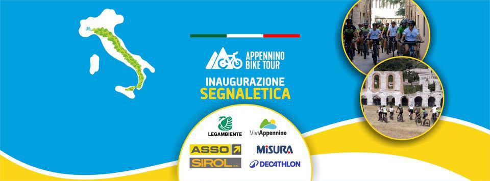 Evento ROSSIGLIONE (GE) inaugurazione segnaletica Appennino Bike Tour, la ciclovia dell’Appennino Locandina ROSSIGLIONE (GE) inaugurazione segnaletica Appennino Bike Tour, la ciclovia dell’Appennino - domenica 23 giugno ore 08:00 - 10:00