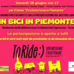 SCOPRIRE IL PIEMONTE IN BICICLETTA May be a doodle of text