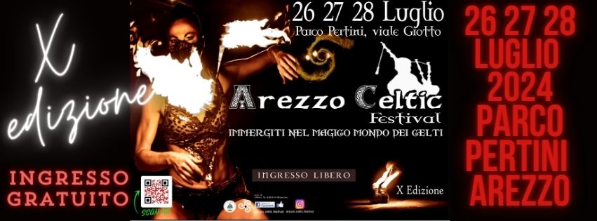 Arezzo Celtic Festival X edizione May be an image of 1 person and text