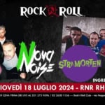 NOVANOISE + STRAMORTEN live @ Rock’n’Roll Club, RHO! May be an image of 6 people and text