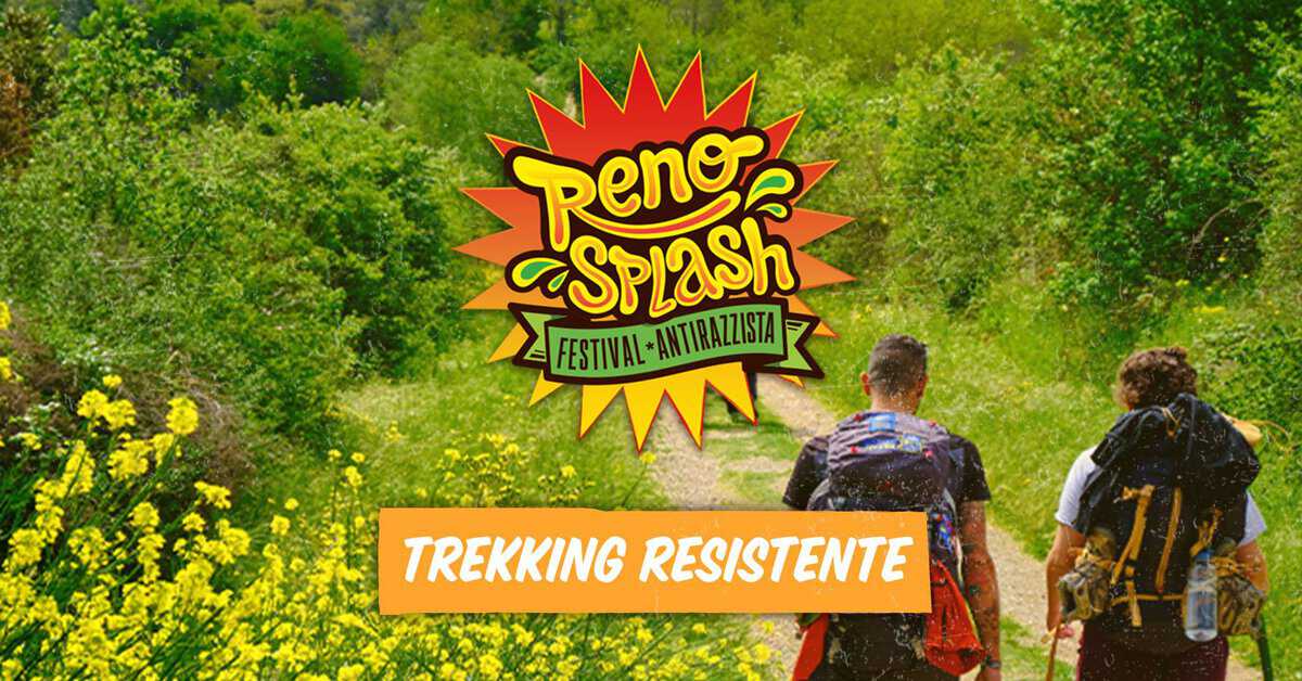 Trekking Resistente | Reno Splash Festival 2024 May be an image of 2 people and text