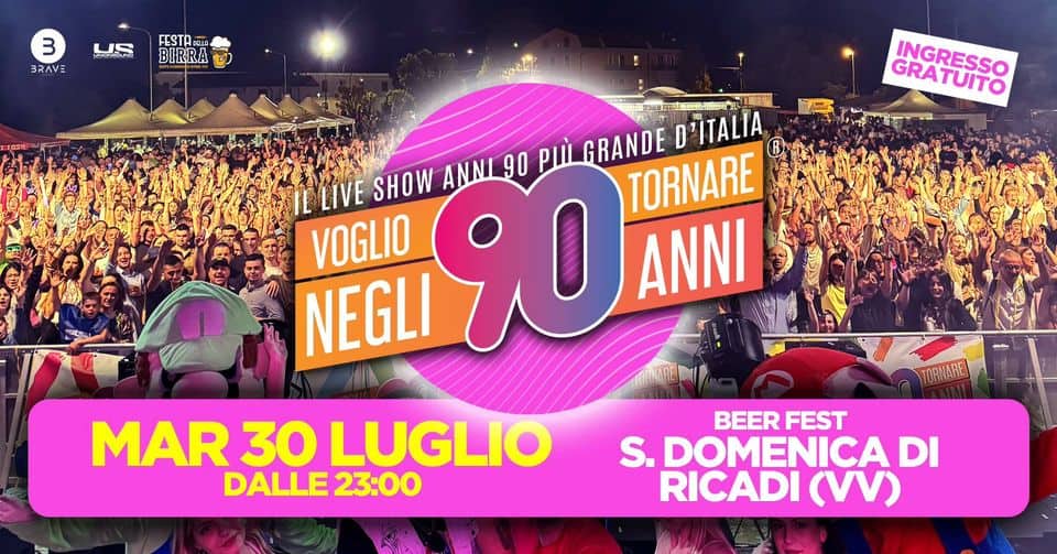 Voglio Tornare Negli Anni 90 ® • Santa Domenica di Ricadi (VV) May be an image of one or more people and text