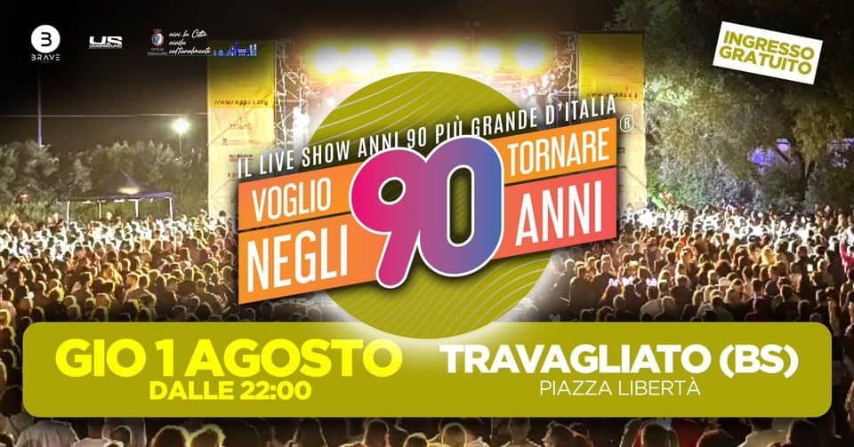 Voglio Tornare Negli Anni 90 ® • Travagliato (BS) May be an image of one or more people and text