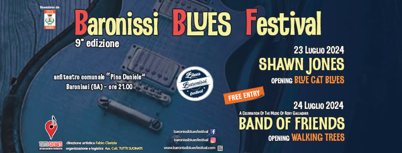 Evento Walking Trees live – Baronissi Blues Festival Locandina Walking Trees live – Baronissi Blues Festival - mercoledì 24 luglio ore 19:00 - 21:00