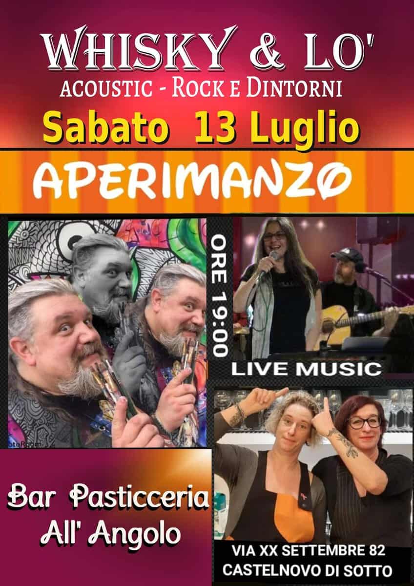 Whisky&Lò@Bar Pasticceria all’Angolo May be an image of 7 people and text