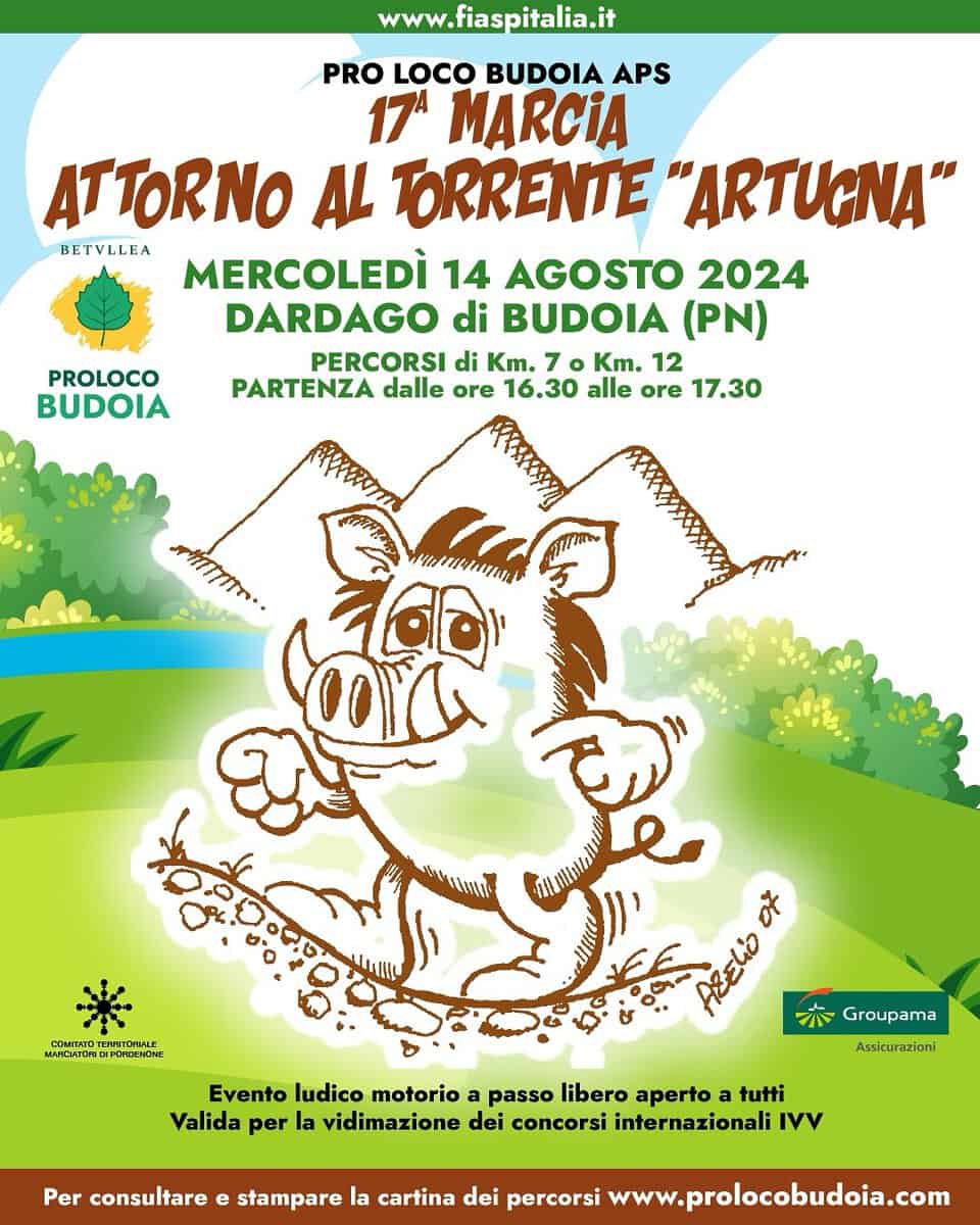 17° Marcia attorno al torrente Artugna May be an image of slow loris and text