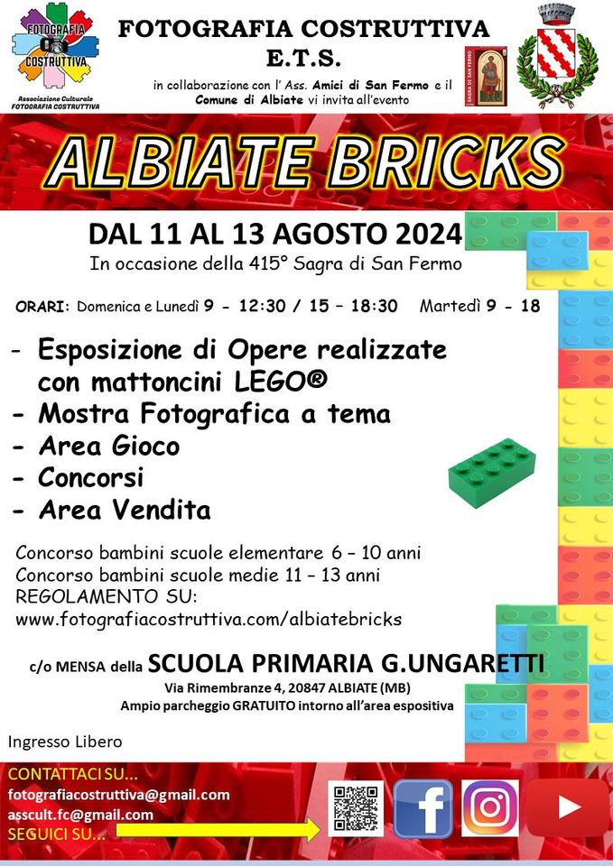 ALBIATE BRICKS May be an image of text