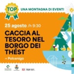 Caccia al Tesoro nel Borgo dei Thést @ TOP EXPERIENCE May be an image of text