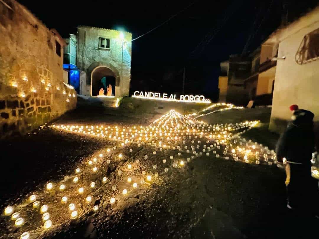 Candele al Borgo 2023 a Castel Morrone. No photo description available.