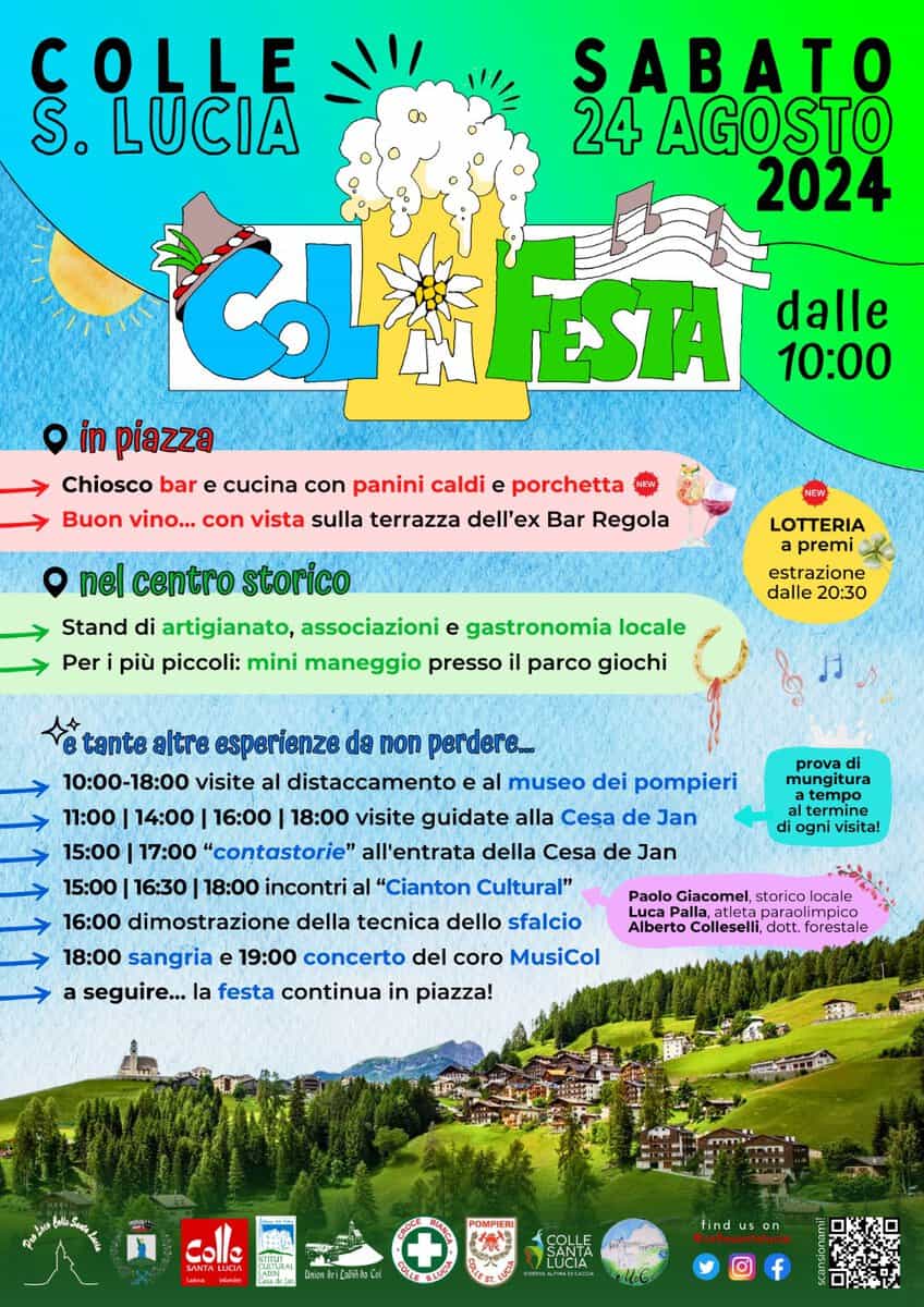 Col in festa 2024 May be a doodle of text