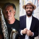 GCJF 2024: STEFANO CANTINI TRIO FEAT YAKIR ARBIB May be an image of 2 people, saxophone, clarinet and trumpet