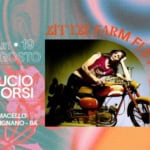 LUCIO CORSI al LITTLE FARM Festival 2024 May be pop art of 1 person and text