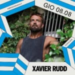 Xavier Rudd | Live in Livorno May be a graphic of 1 person, beard and text