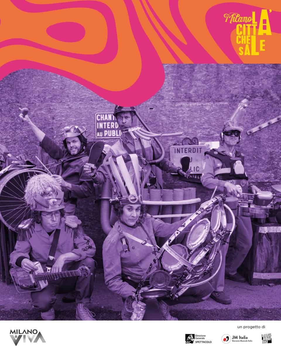 Evento Concerto Riciclone – Milano La Città Che Sale 2024 Locandina Concerto Riciclone – Milano La Città Che Sale 2024 - giovedì 26 settembre ore 21:00 - 23:00
