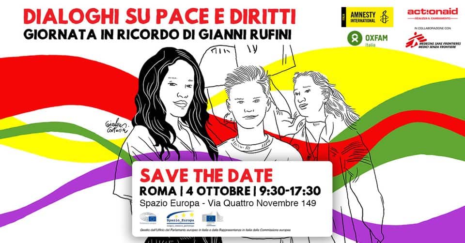 Evento Dialoghi su pace e diritti. Giornata in ricordo di Gianni Rufini Locandina Dialoghi su pace e diritti. Giornata in ricordo di Gianni Rufini - venerdì 4 ottobre ore 10:00 - 17:00