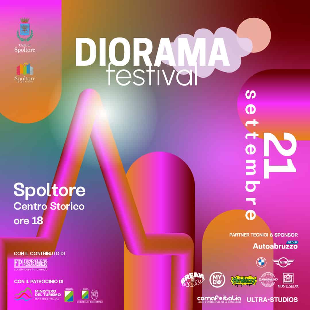 Diorama Festival – Spoltore – Centro Storico – Ingresso Gratuito May be an image of text