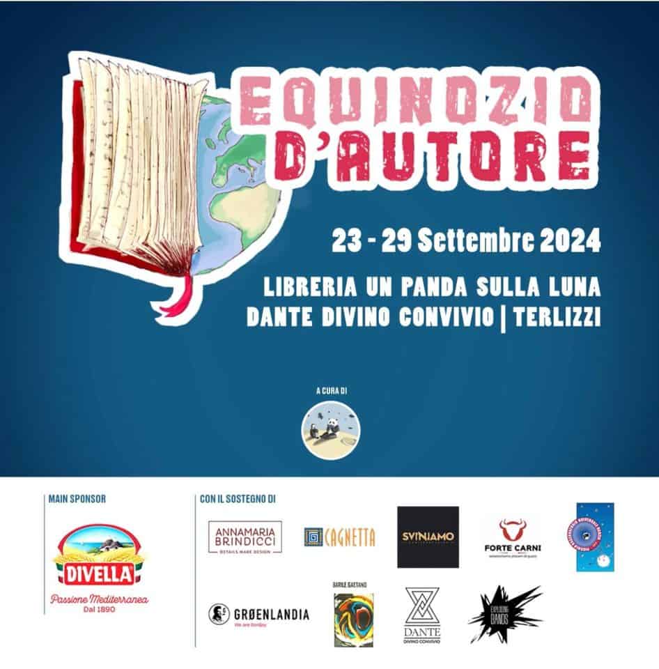 Evento Equinozio D’autore – 5° Edizione Locandina Equinozio D’autore – 5° Edizione - da lunedì 23 settembre - domenica 29 settembre 2024 ore 18:30 ore 21:30