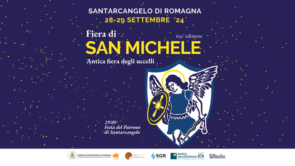 Evento Fiera di San Michele Locandina Fiera di San Michele - da sabato 28 settembre - domenica 29 settembre 2024 ore 08:00 ore 22:00