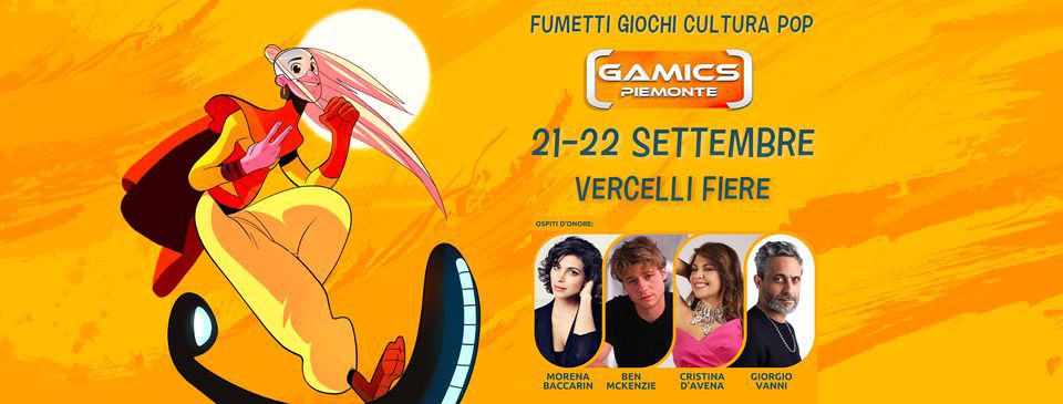 Evento Gamics Piemonte 21 – 22 settembre 2024 Locandina Gamics Piemonte 21 – 22 settembre 2024 - da sabato 21 settembre - domenica 22 settembre 2024 ore 10:00 ore 19:00