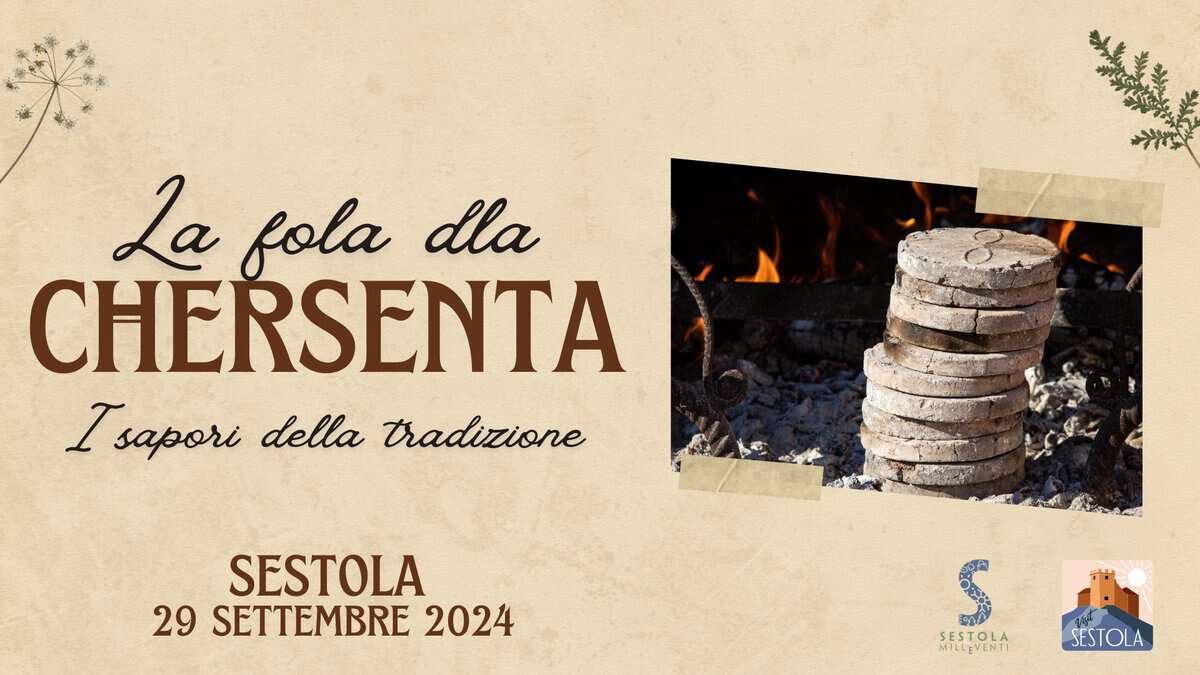 La fola dla chersenta – I sapori della tradizione • SESTOLA • 29 Settembre 2024 May be an image of text