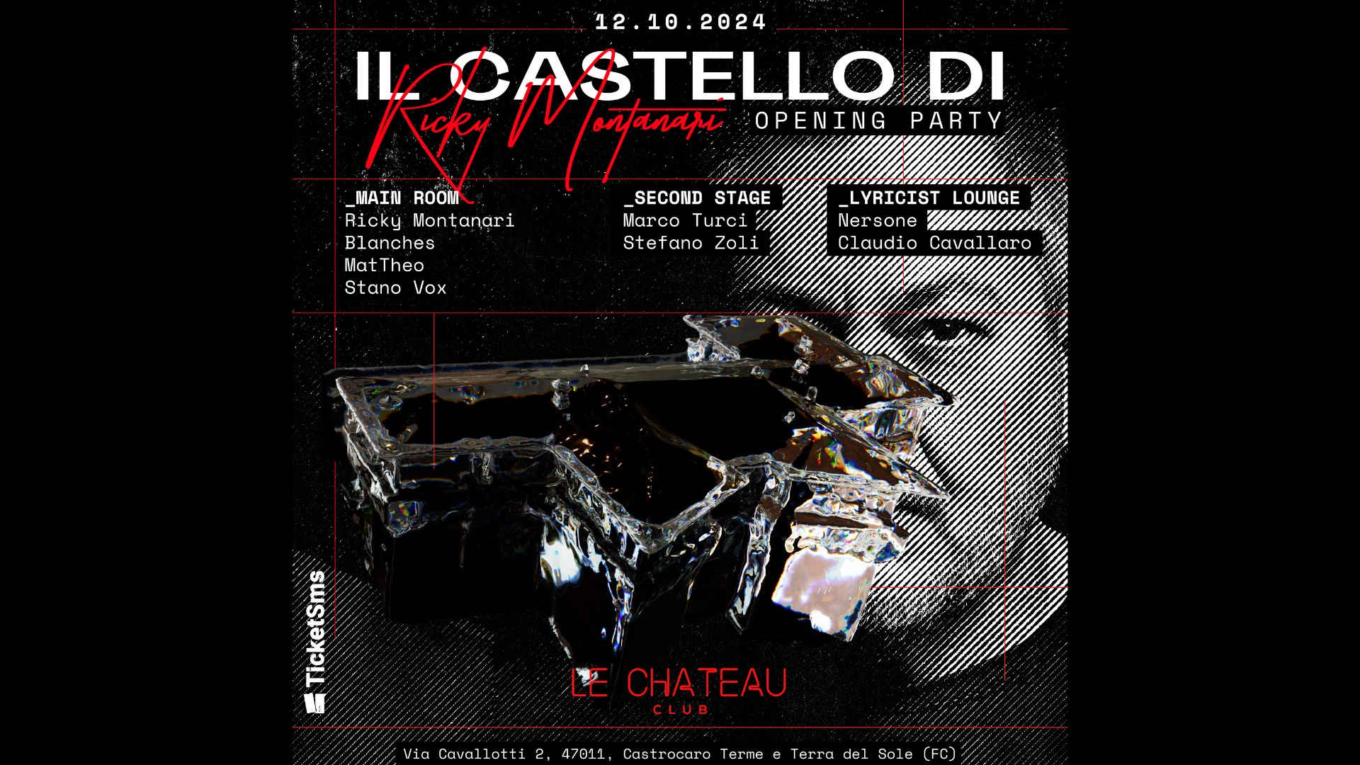 Evento Le Chateau Club Presenta Il Castello Di Ricky Montanari Locandina Le Chateau Club Presenta Il Castello Di Ricky Montanari - sabato 12 ottobre ore 23:00 - 01:00