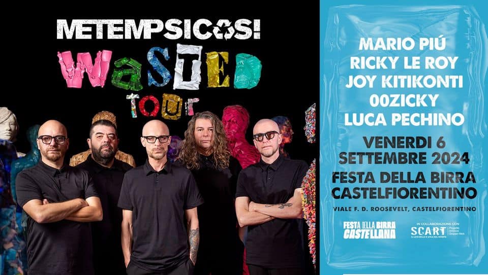 Evento Metempsicosi – Festa Della Birra Castellana – 6 Settembre Locandina Metempsicosi – Festa Della Birra Castellana – 6 Settembre - venerdì 6 settembre ore 18:00 - 23:55