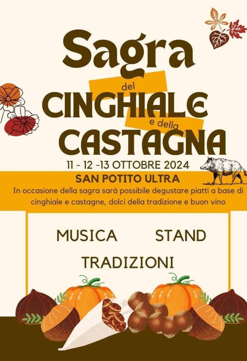 Sagra del Cinghiale e della Castagna May be an image of text