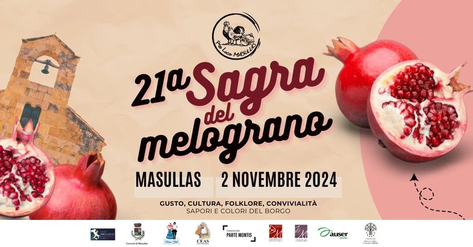Evento 21A Sagra Del Melograno Locandina 21A Sagra Del Melograno - sabato 2 novembre ore 15:00 - 17:00