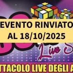 80 VOGLIA LIVE SHOW – CMP Arena (PalaBassano2) Bassano del Grappa RINVIATO May be an image of text