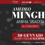 Amedeo Minghi – Gallipoli Teatro Italia May be an image of 1 person and text