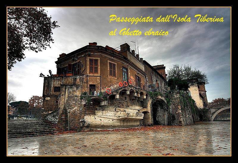 Dall’Isola Tiberina al Ghetto ebraico di Roma No photo description available.