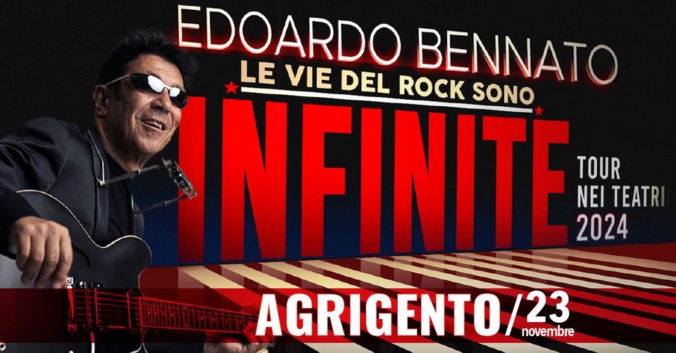 Evento Edoardo Bennato Agrigento Locandina Edoardo Bennato Agrigento - sabato 23 novembre ore 21:00 - 23:00