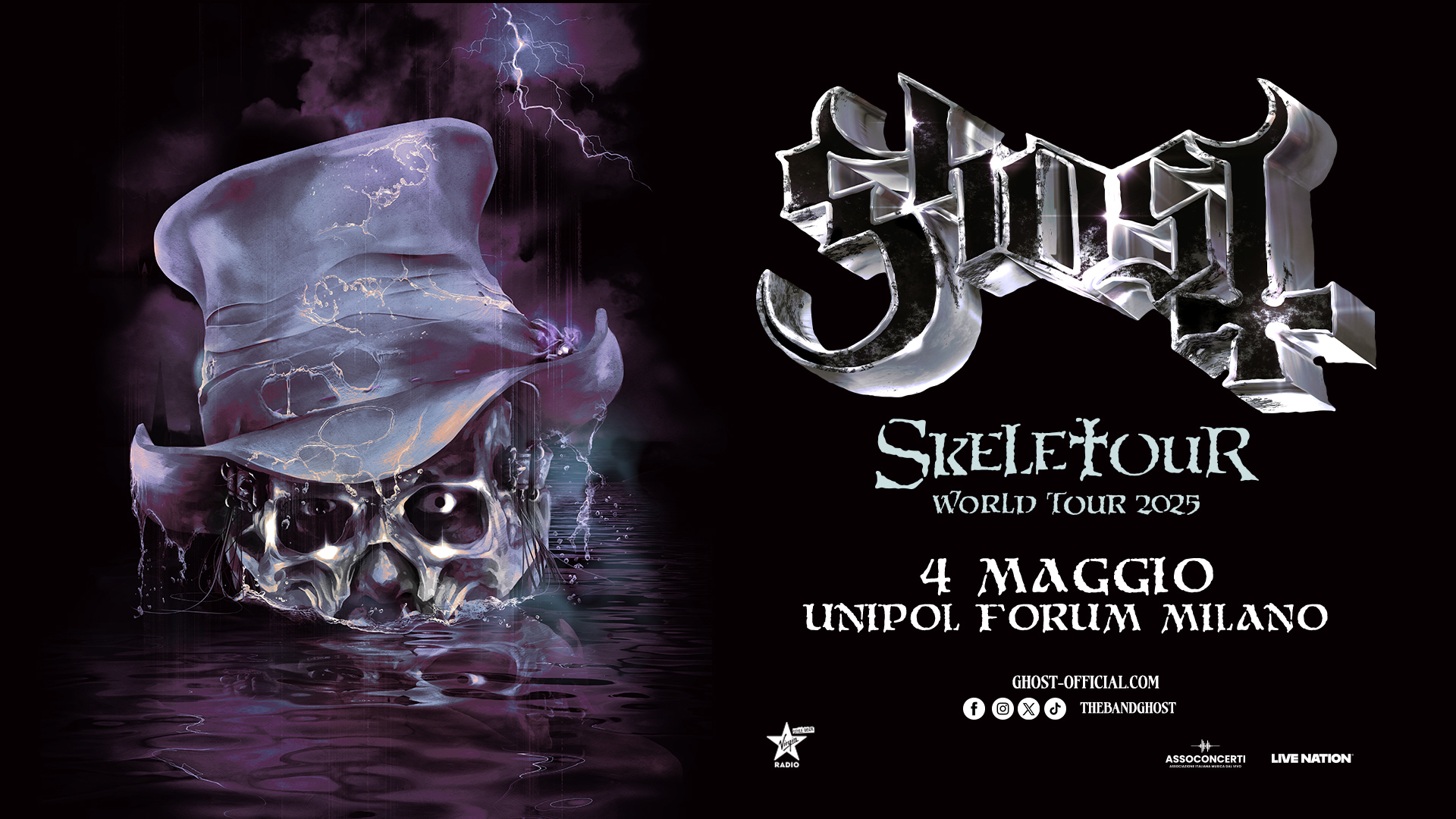 GHOST: World Tour 2025 May be an image of 1 person