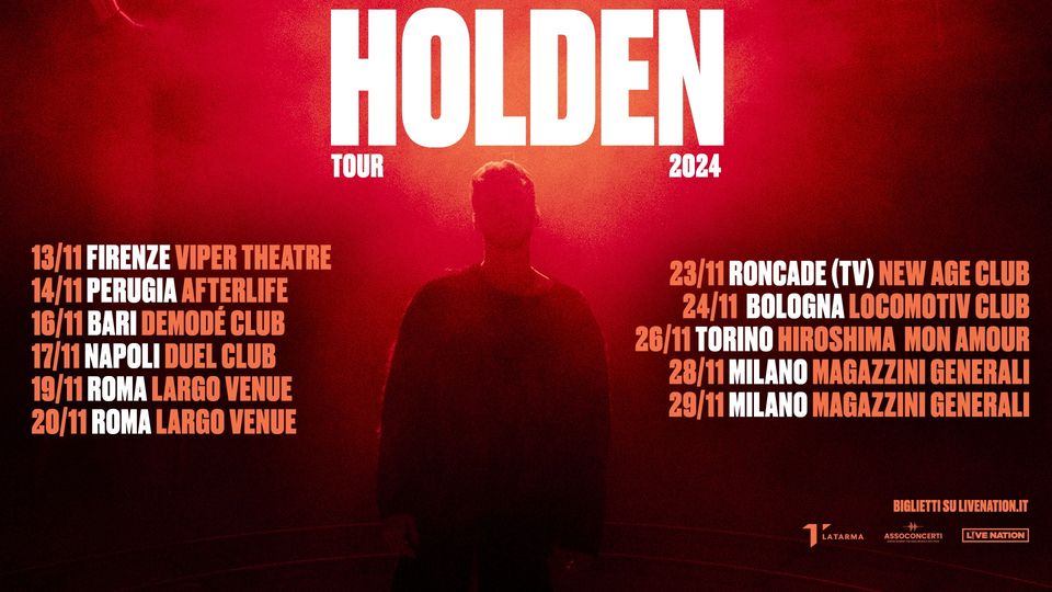 Holden live a Perugia No photo description available.