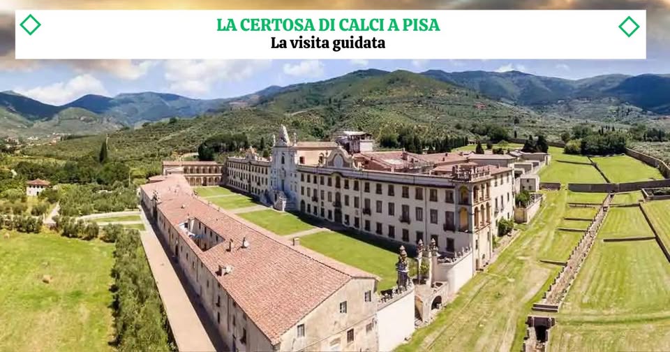 Evento La Splendida Certosa di Calci a Pisa – La Visita Guidata Locandina La Splendida Certosa di Calci a Pisa – La Visita Guidata - da domenica 18 febbraio 2024 - sabato 22 agosto 2026 ore 12:00 ore 18:00