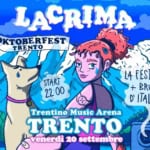 LACRIMA PARTY @Disco Arena Oktoberfest Trento – 20/09/2024 May be an image of text