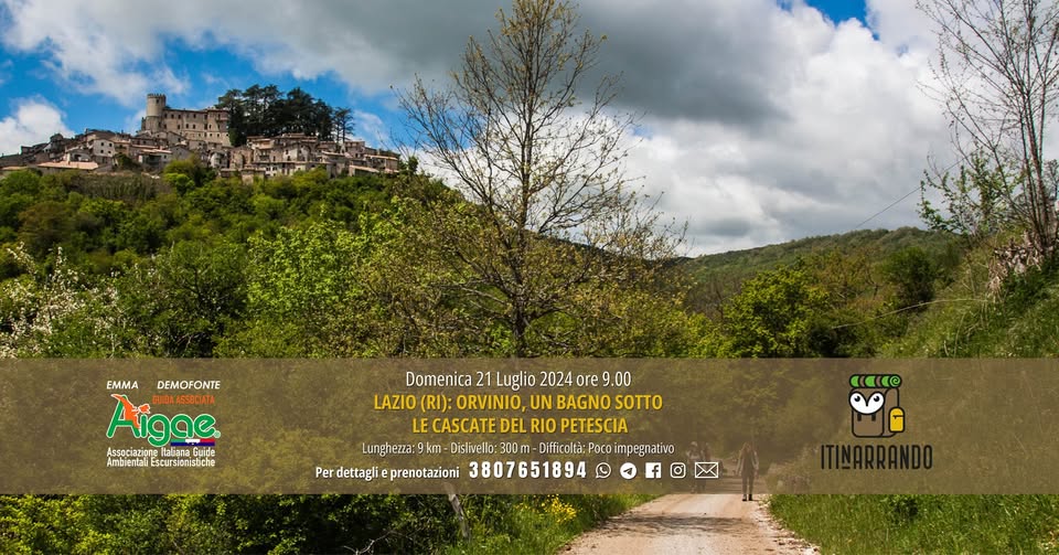 Evento Lazio (RI) Orvinio, un bagno sotto le cascate del Rio Petescia con Itinarrando! Locandina Lazio (RI) Orvinio, un bagno sotto le cascate del Rio Petescia con Itinarrando! - domenica 21 luglio ore 09:00 - 11:00