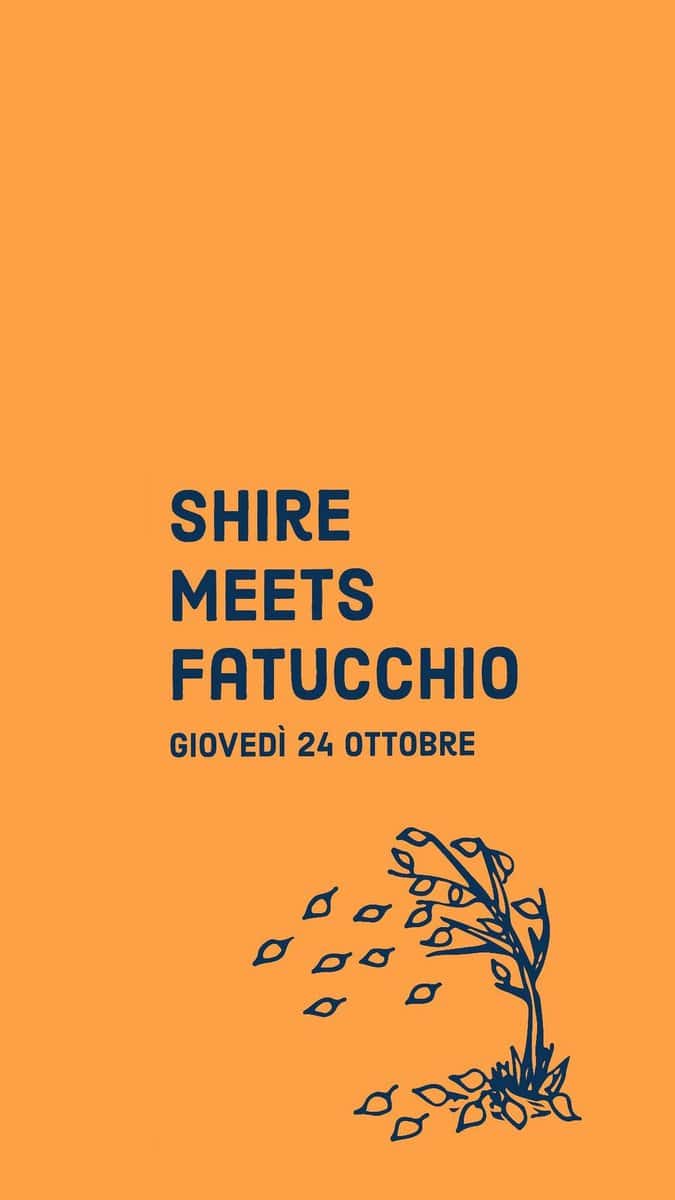 Shire Meets Fatucchio May be an image of text