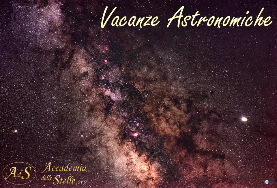 Evento Vacanze astronomiche in Abruzzo Locandina Vacanze astronomiche in Abruzzo - da martedì 8 settembre - domenica 13 settembre 2026 ore 18:00 ore 15:00