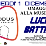 VENERDI’ 1 DICEMBRE @@@ OMAGGIO A LUCIO BATTISTI @@@ RAVEN PUB – VILLASANTA (MB) No photo description available.