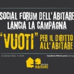VUOTI URBANI – Assemblea Social Forum Abitare Bologna May be an image of text