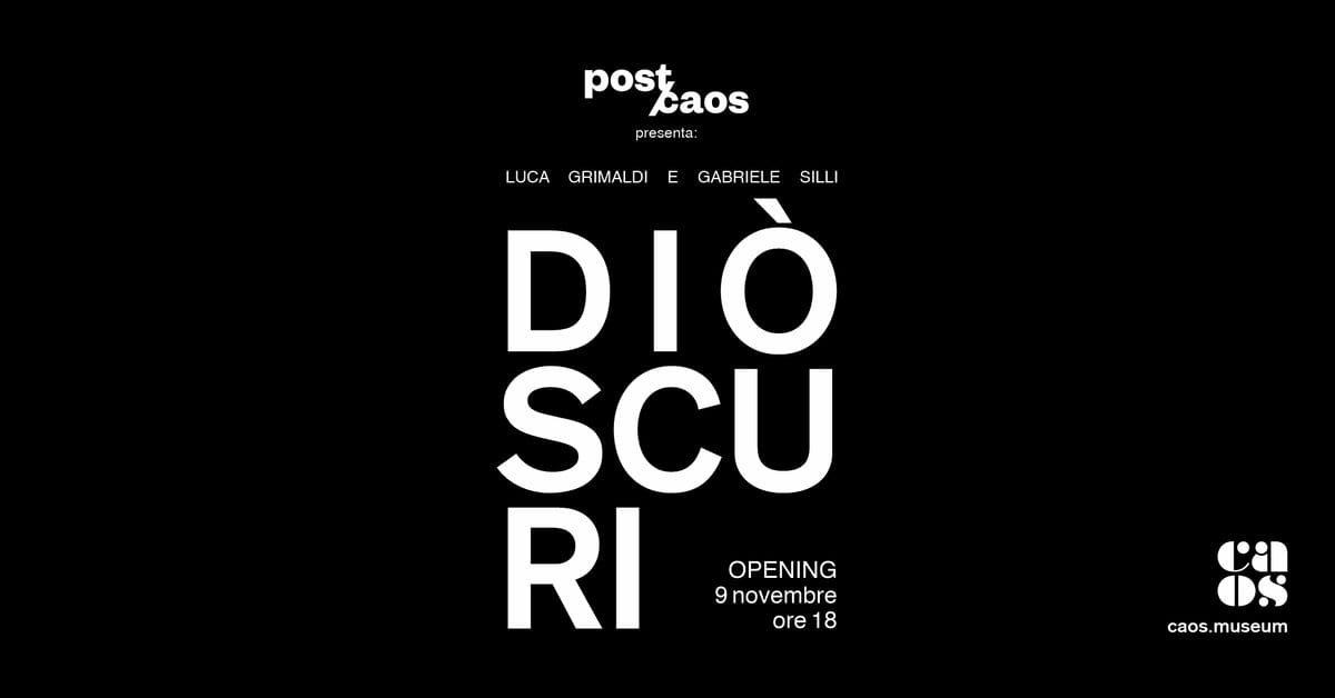 Opening Diòscuri May be an illustration of text