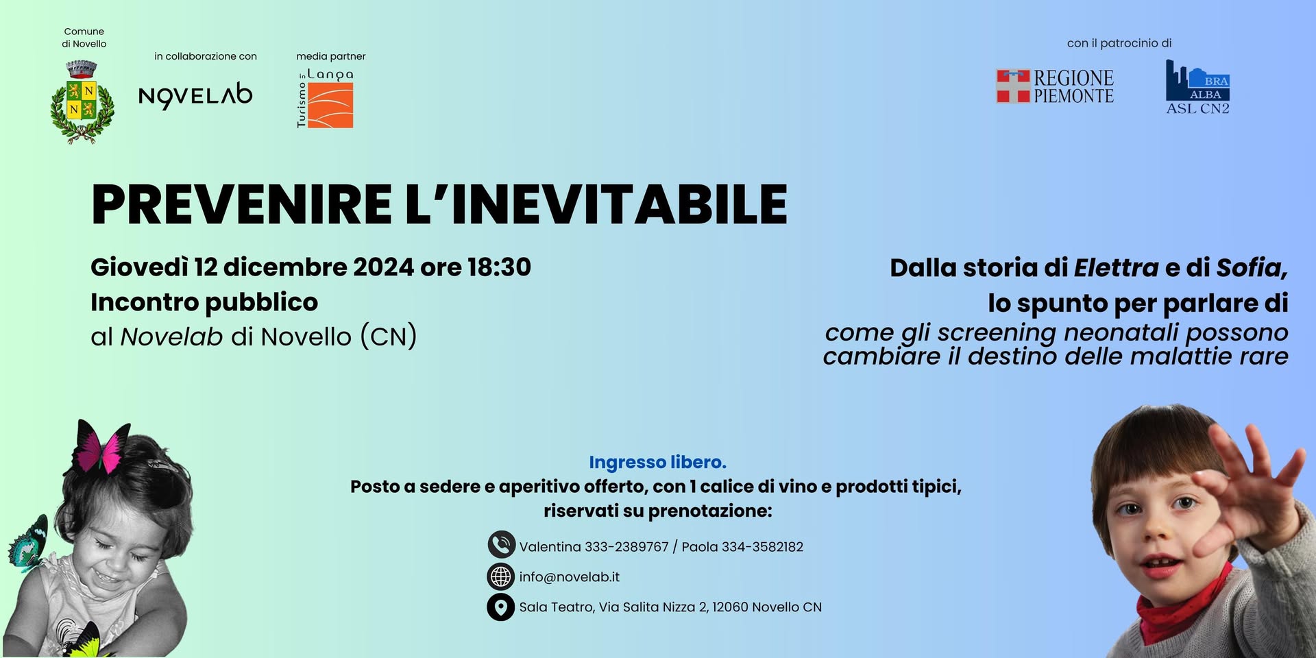 Prevenire l’Inevitabile: informiamoci sugli screening neonatali. May be an image of 1 person and text