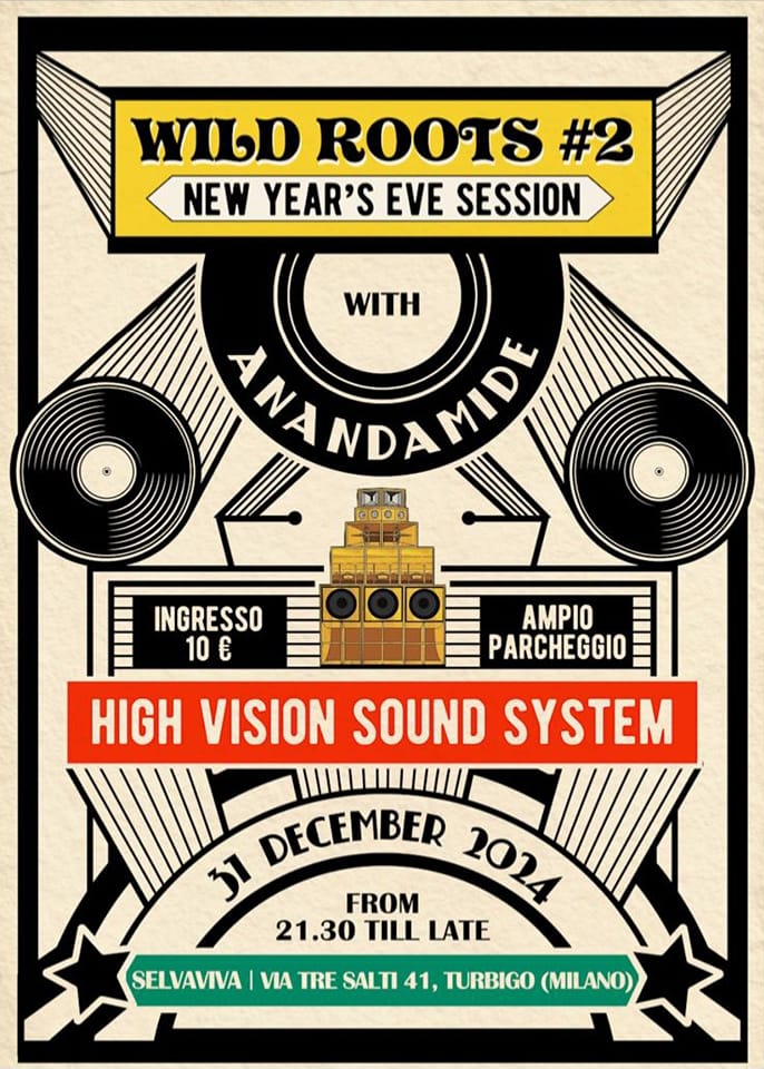 Evento Wild Roots N.2 Capodanno Selvaggio! Locandina Wild Roots N.2 Capodanno Selvaggio! - martedì 31 dicembre ore 20:00 - 22:00