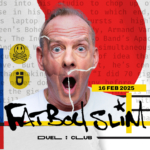 FatBoy Slim – Duel Club May be an illustration of 1 person and text