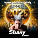 SHARYBAND@Capodanno in piazza, al “PARCO A MARE C.COLOMBO”, Vado Ligure (SV)!!! May be an image of 1 person and text
