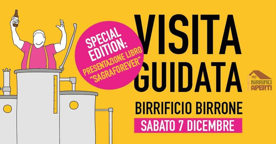 VISITA GUIDATA DI BIRRIFICIO BIRRONE | SPECIAL EDITION! May be an image of text