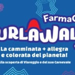 2° FarmaCity BurlaWalk – camminata allegra e colorata alla scoperta di Viareggio e del suo Carnevale May be pop art of text