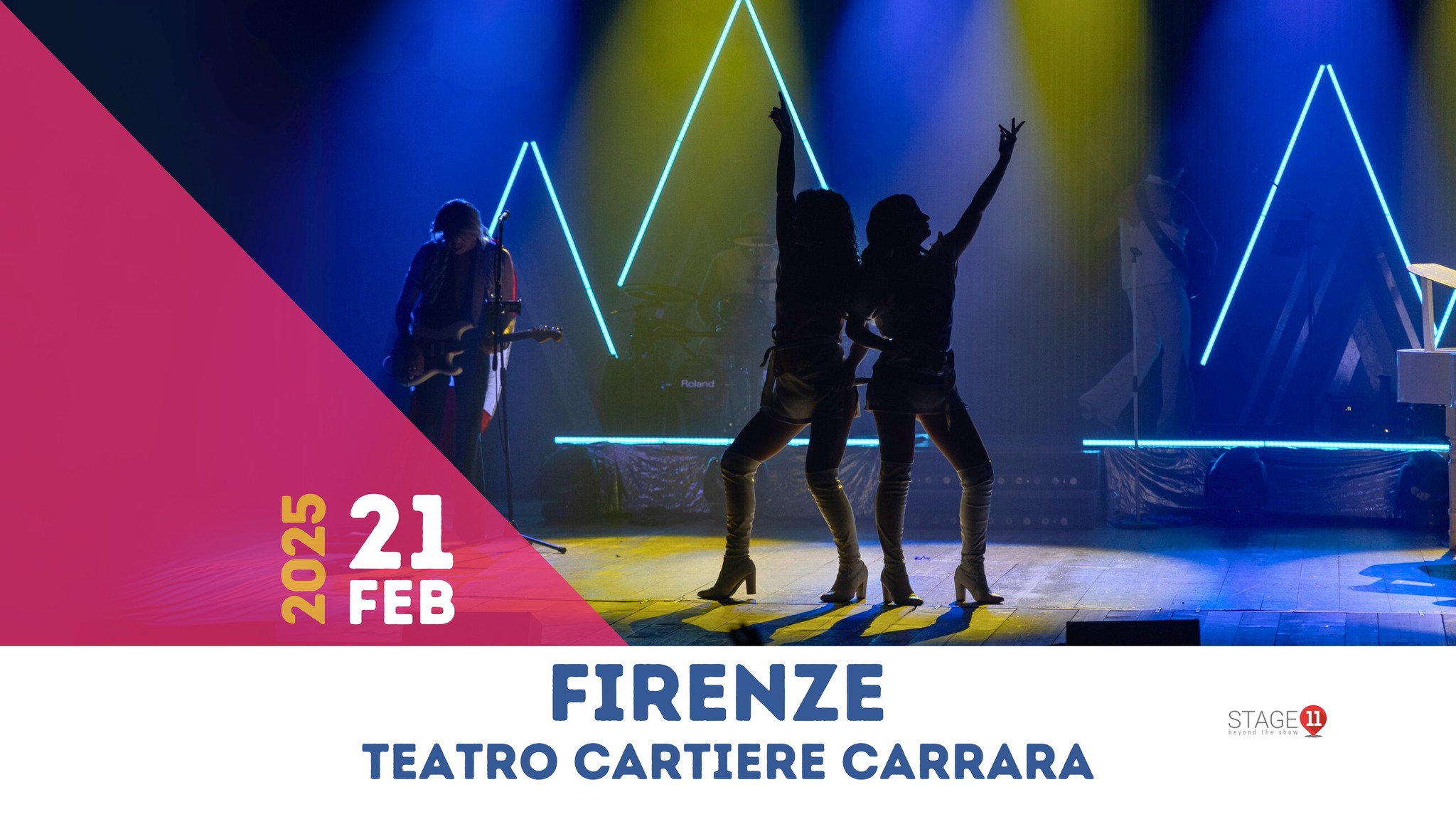 ABBAdream || FIRENZE, Teatro Cartiere Carrara (ex Tuscany Hall) May be an image of 3 people and text