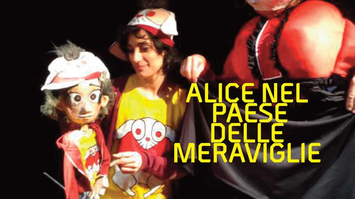 ALICE NEL PAESE DELLE MERAVIGLIE May be an image of 2 people and text